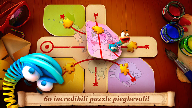 Fold the World, ripiega il mondo in un puzzle gratis per iOS Fold the World