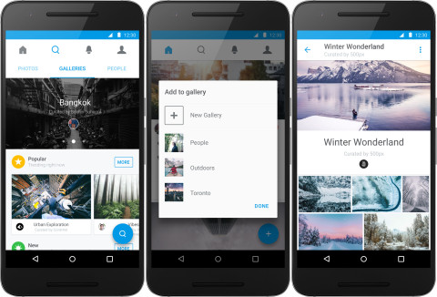 Galleries su Android