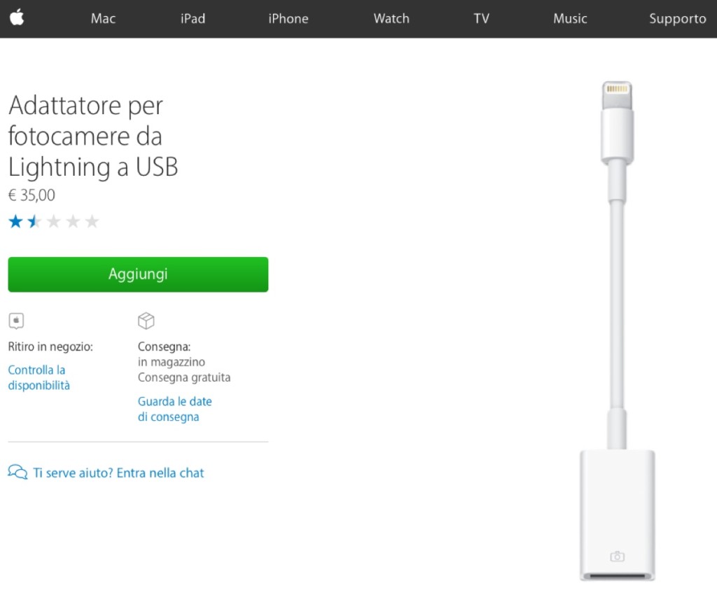 da Lightning a USB