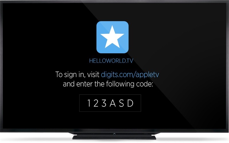 Twitter Digits semplifica il login nelle app per la Apple TV