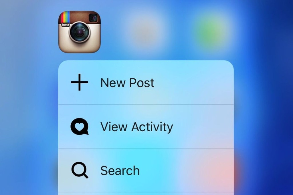 instagram 3d touch su android