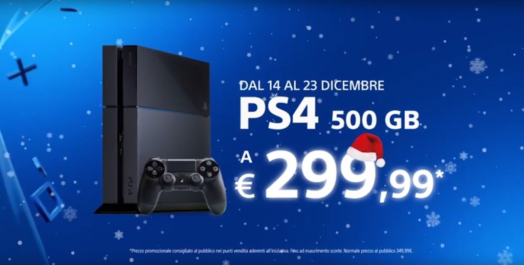 prezzo di Playstation 4
