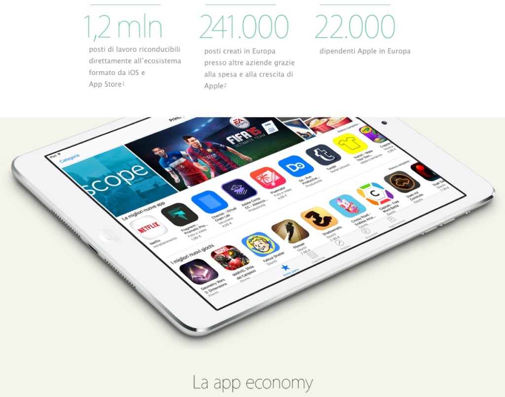 Apple apre in Italia il primo Centro di Sviluppo App