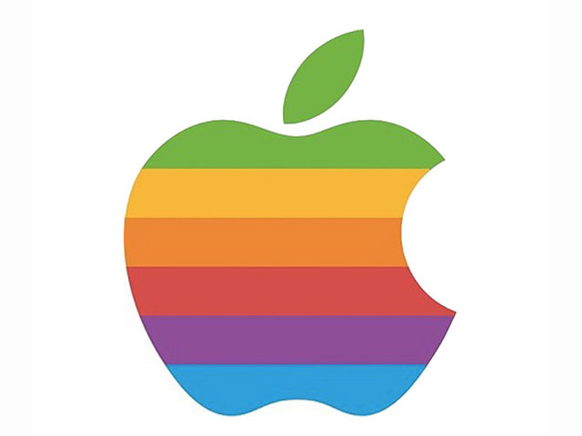 Apple logo colorato