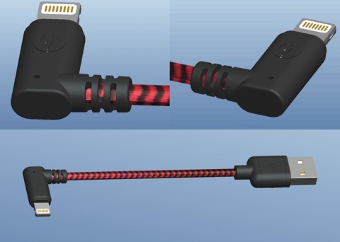 Cavo USB Angolato 90&deg; Sinistro Da Mini USB A USB A Maschio, 26 Cm - Perfetto Per Spazi Ristretti, System-S