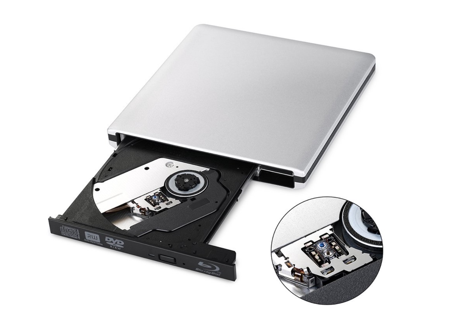 Masterizzatore Blu-ray in alluminio stile Mac