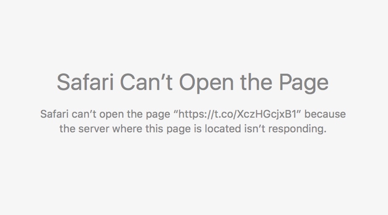 Link non funzionante in Safari