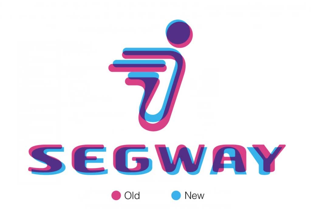 Segway Vecchio e nuovo logo a confronto