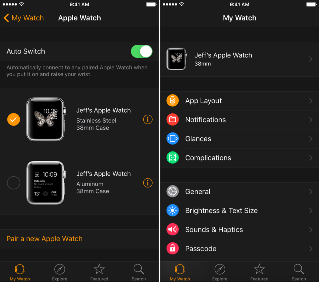 iOS 9.3 beta 2 apple watch