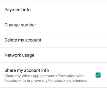 integrazione fra WhatsApp e Facebook