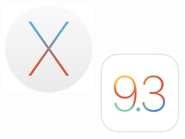 OS X e iOS 9.3