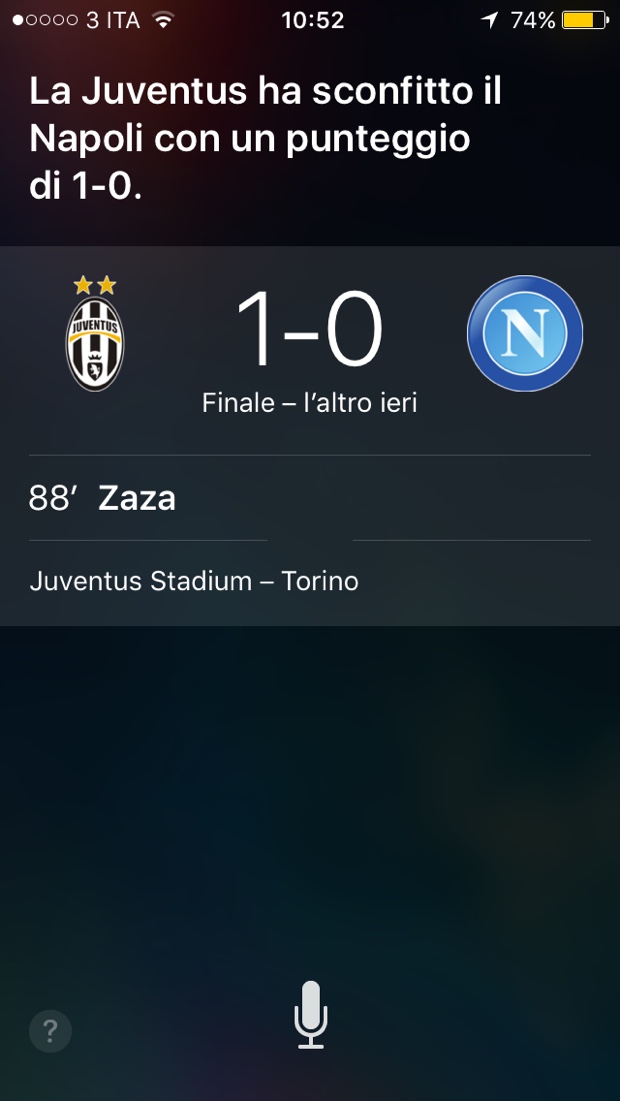 siri sport juventus