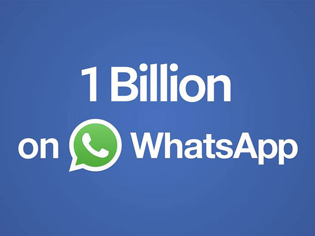 Un miliardo di utenti su WhatsApp