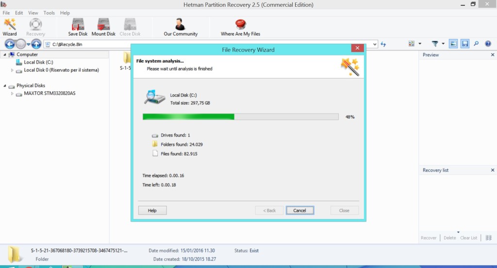 Hetman Partition Recovery