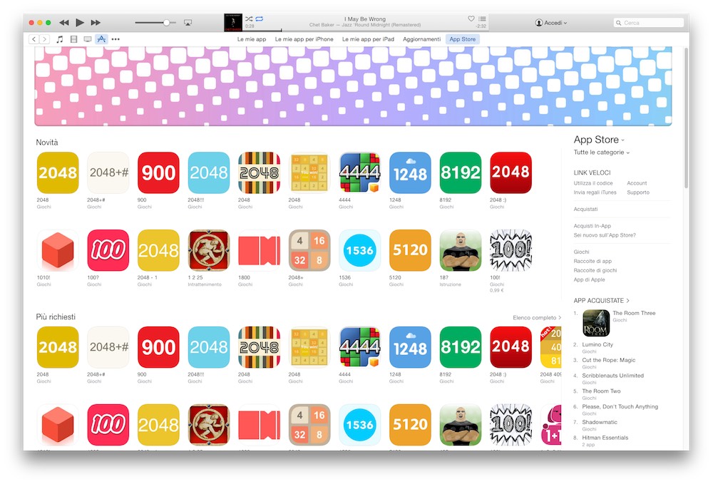 Classifiche App Store impazzite