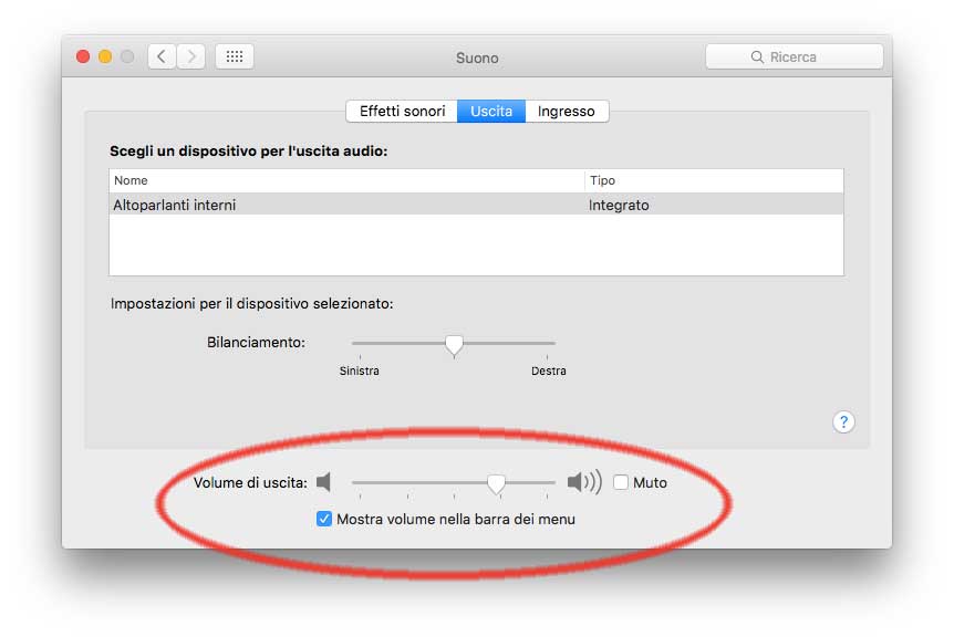 luminosità e volume