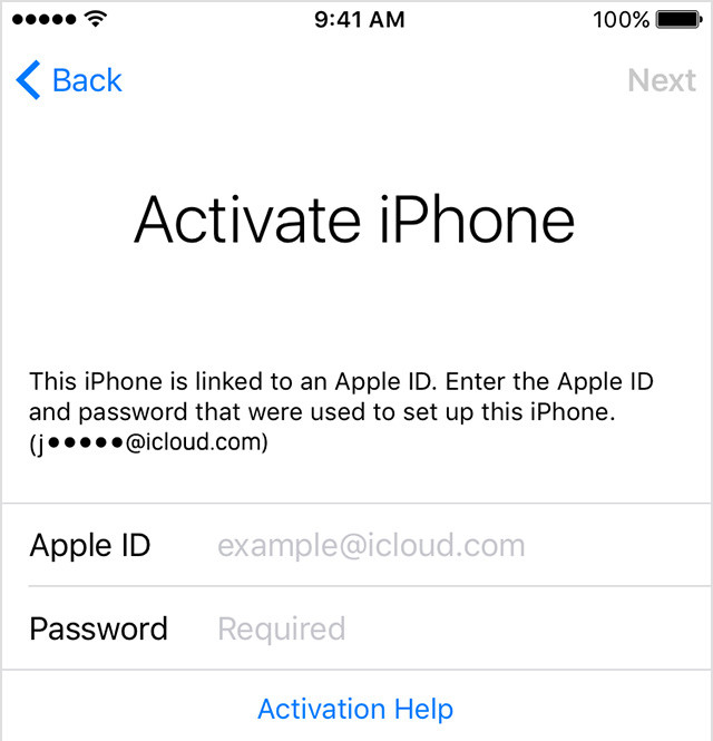 blocco attivazione iOS 9.3