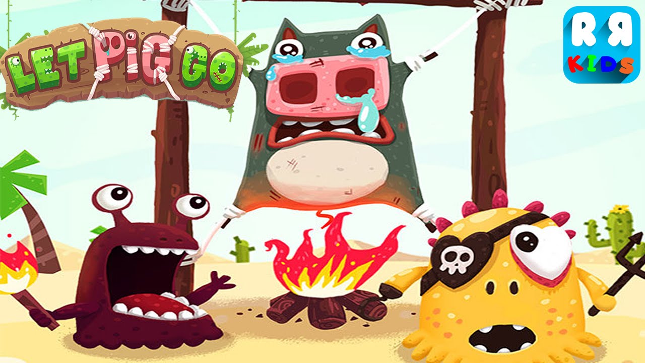 Let Pig Go, il puzzle disegnato a mano in cui liberare il mostro