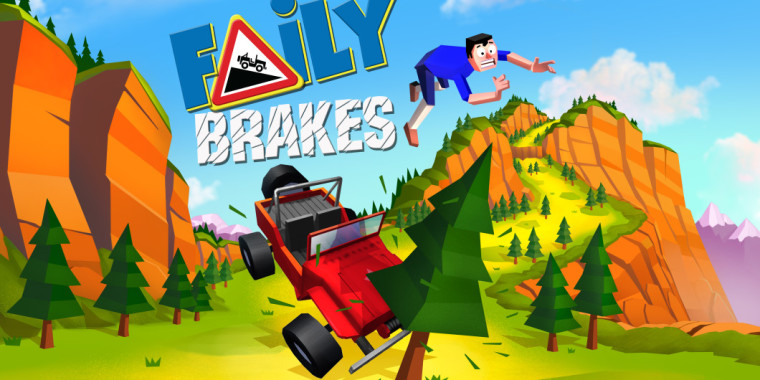 Faily Brakes: corsa senza freni giù dal dirupo, gratis su iOS