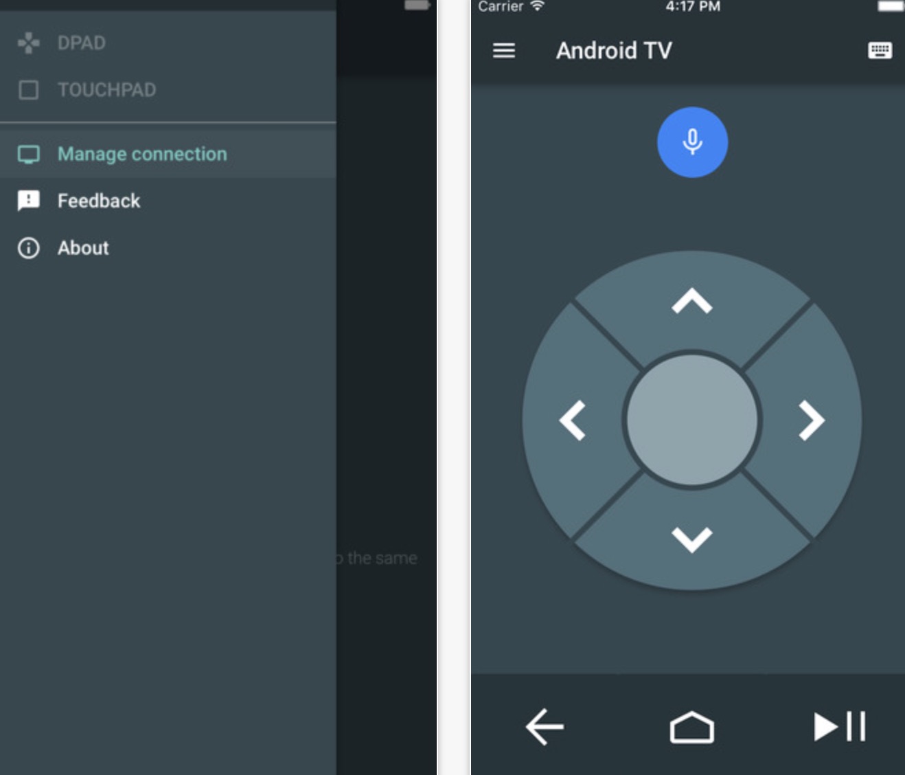 Android TV app iPhone