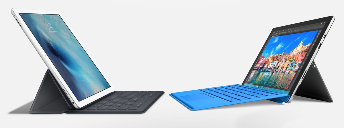 ipad pro vs surface pro 4