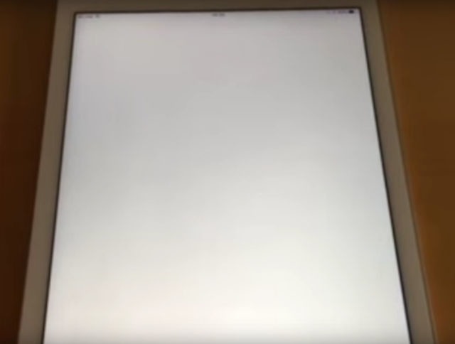 schermo bianco della morte