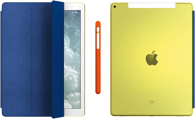 iPad giallo oro