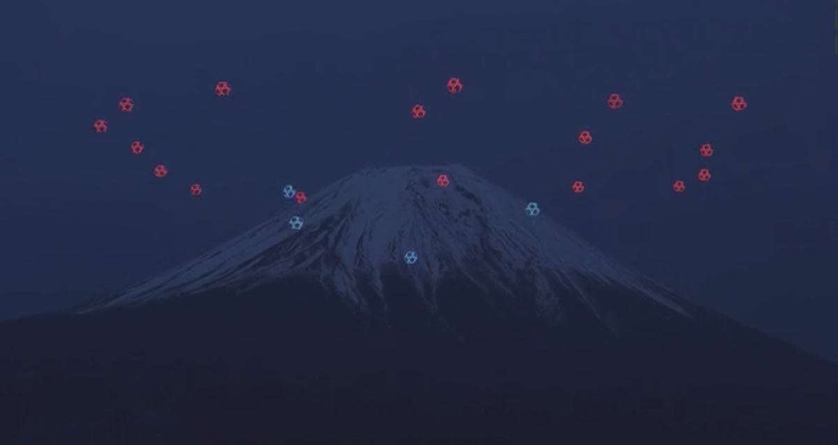 danza dei droni giapponesi 1200