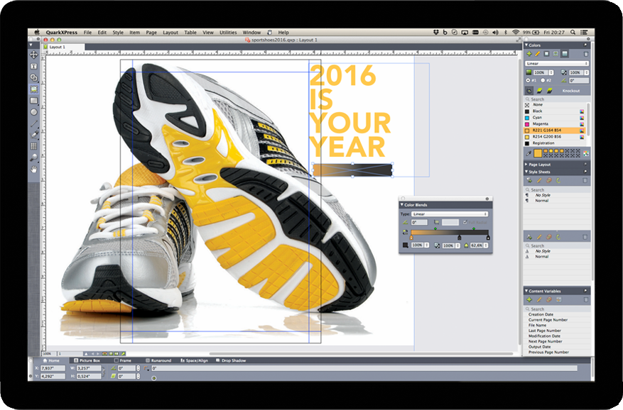  QuarkXPress 2016,