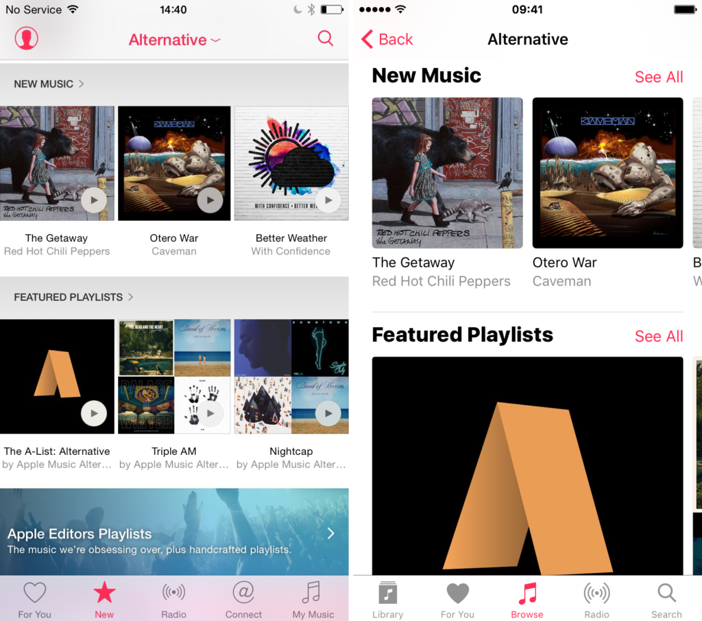 Apple Music iOS 10