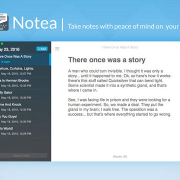 Notea app mac 1