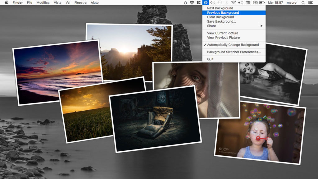 Esempio John's Background Switcher