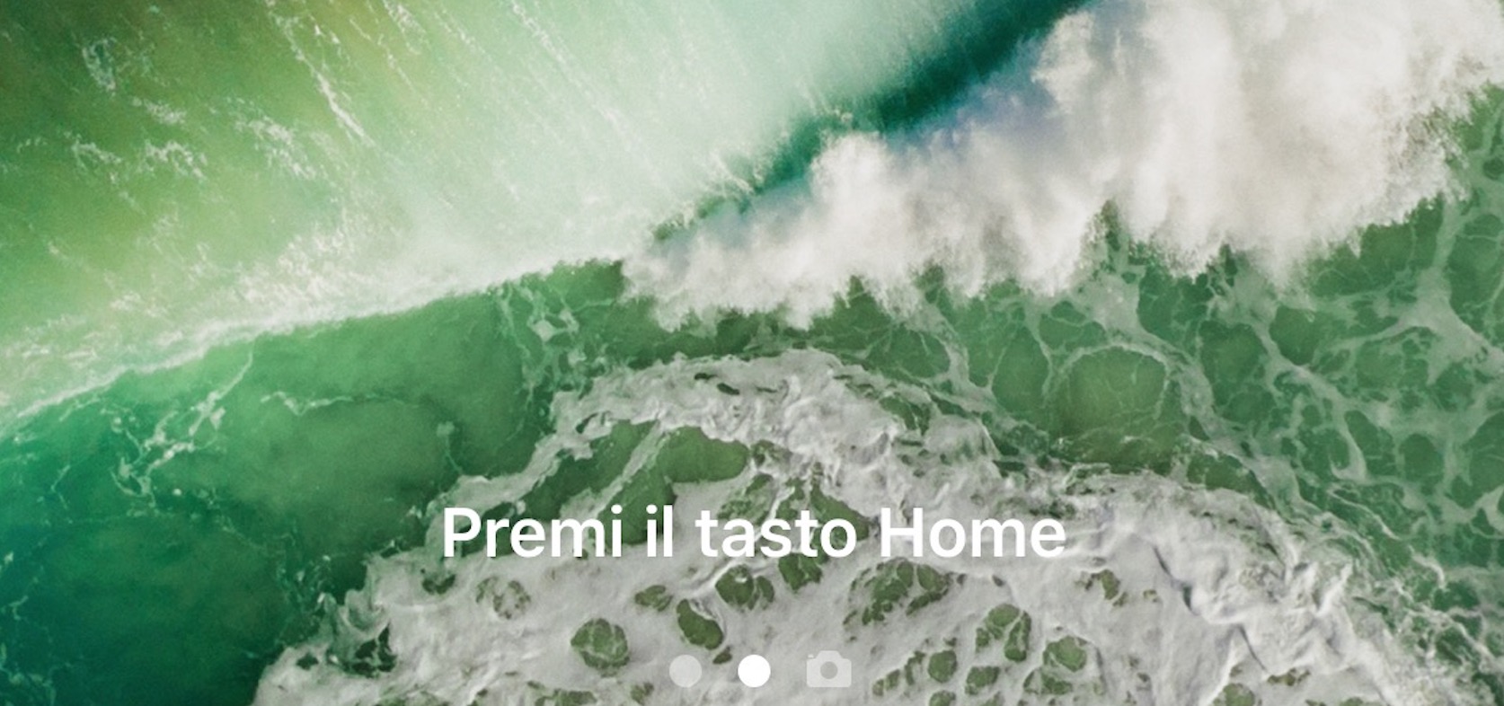 schermata di blocco ios 10