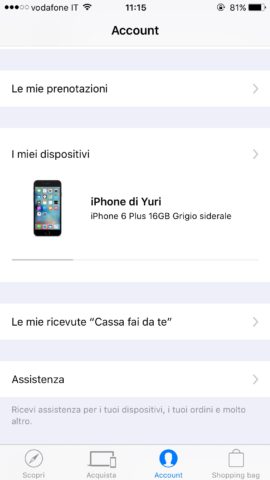 Apple store 4 per iOS 11