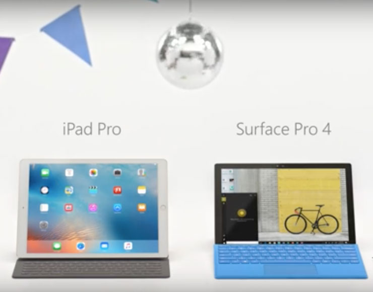 iPad pro e Surface