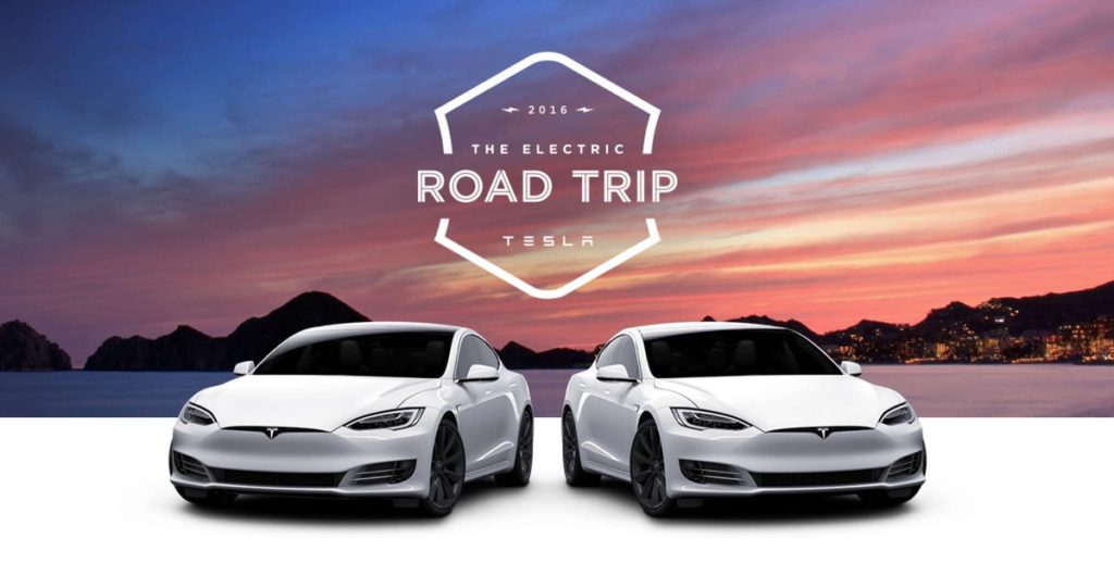 Tesla Electric Road Trip 1200