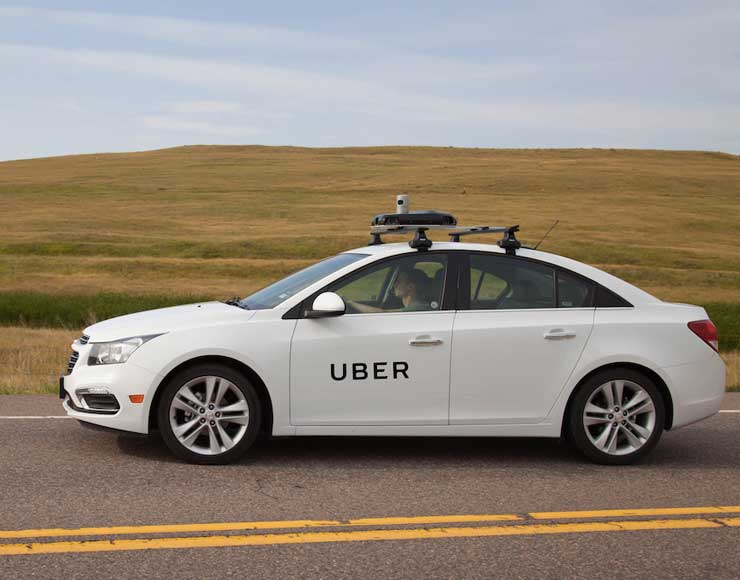 mapping car di Uber
