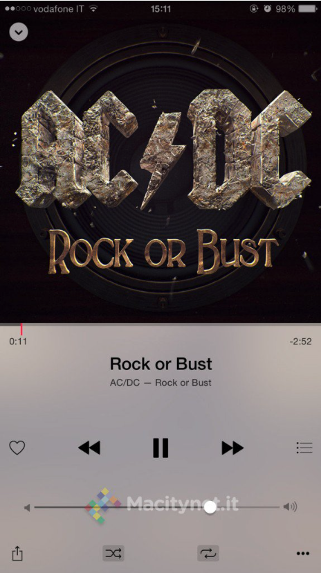 apple music mi piace