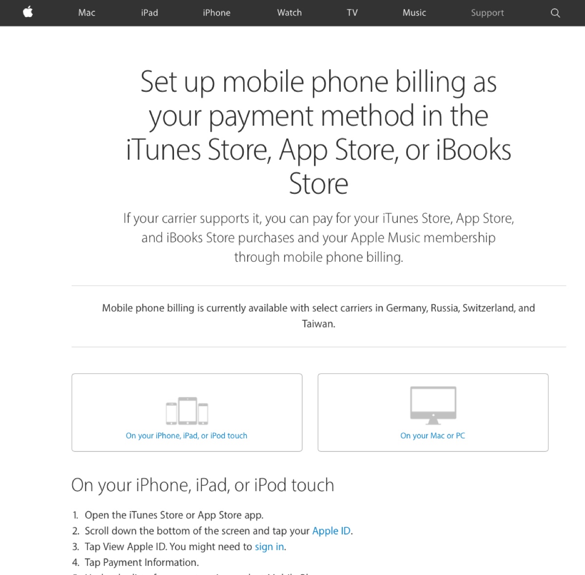 pagamenti iTunes Apple conto telefonico 1200
