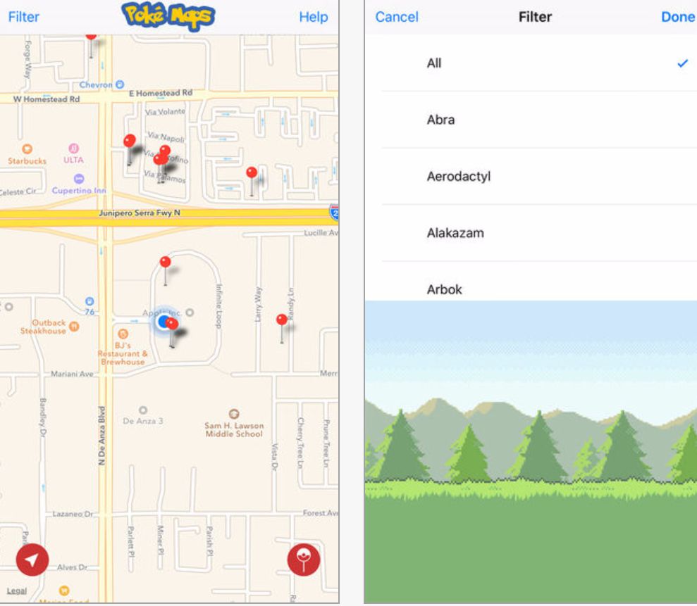 poke maps