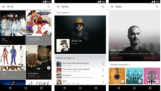 Apple Music su Android
