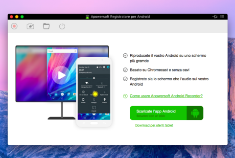 Apowersoft Registratore per Android
