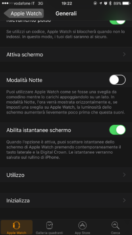 screenshot apple watch