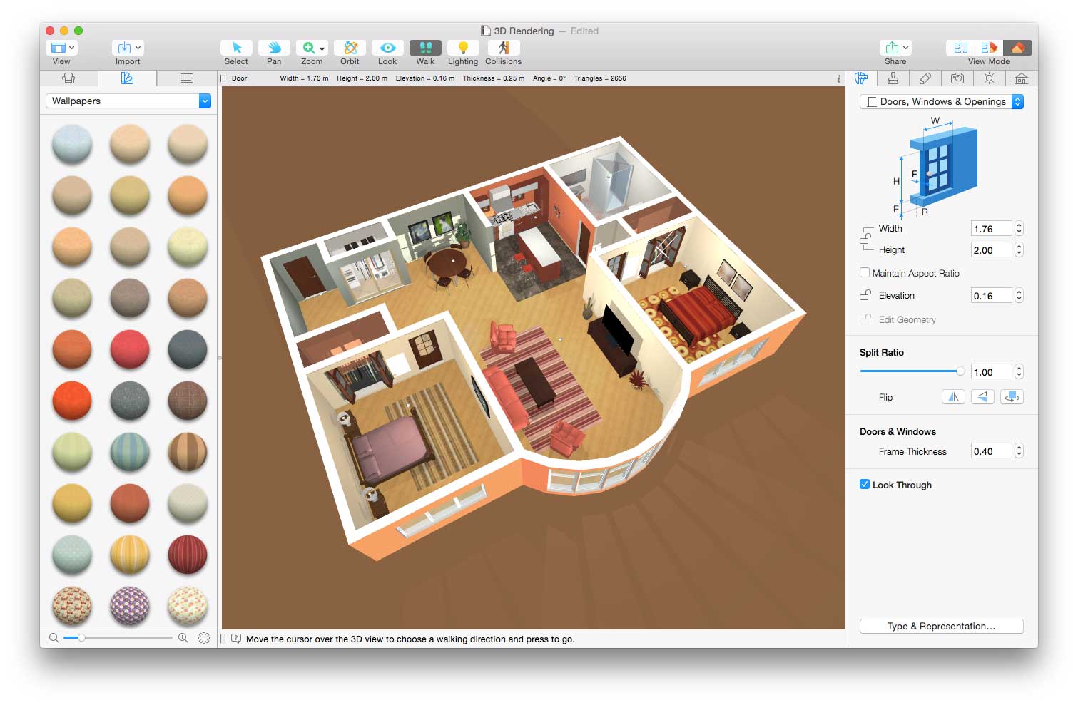 Live Home 3D, il software per arredo di interni e piantine su Mac