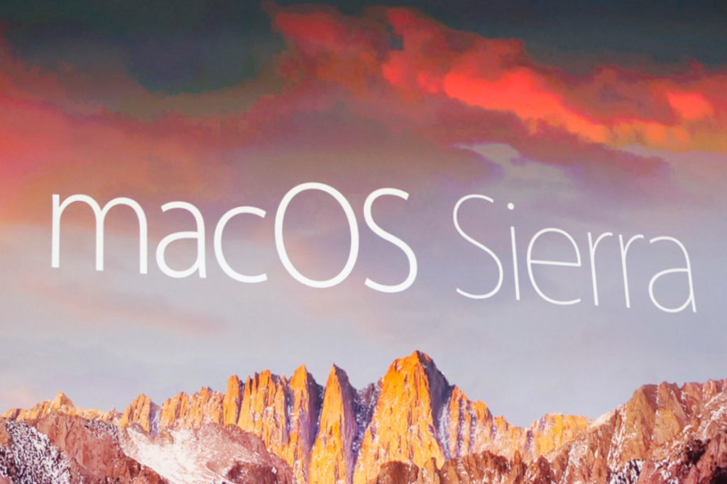 macOS Sierra 10.12.1