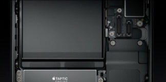 tasto home a stato solidot Taptic Engine API