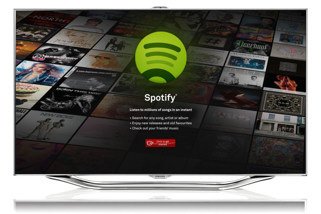 spotify Samsung Smart TV