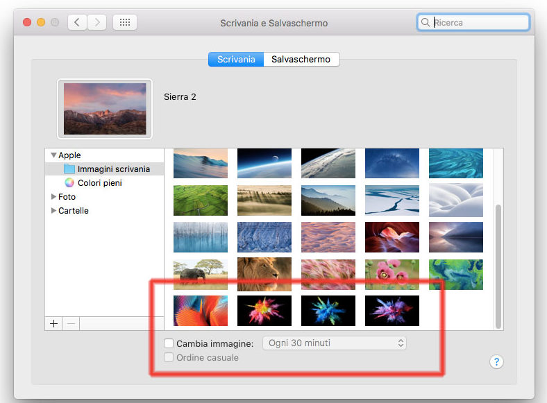 Nuovi sfondi in Sierra