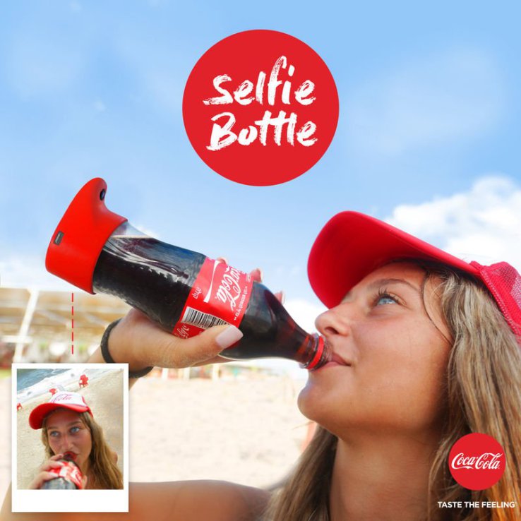 coca cola selfie bottle 1