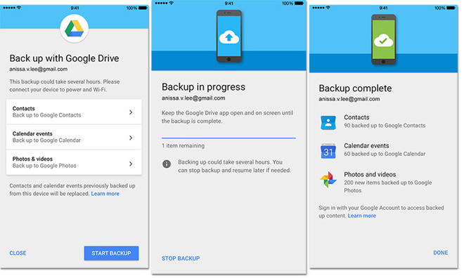 app google drive ios